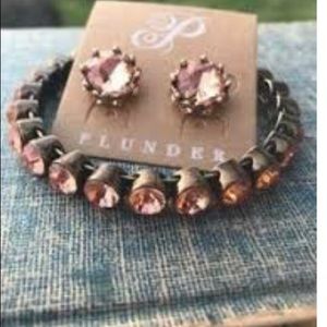 Plunder bangle and Earring lot